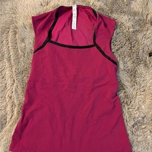 Lululemon Athletica Magenta Tank Top